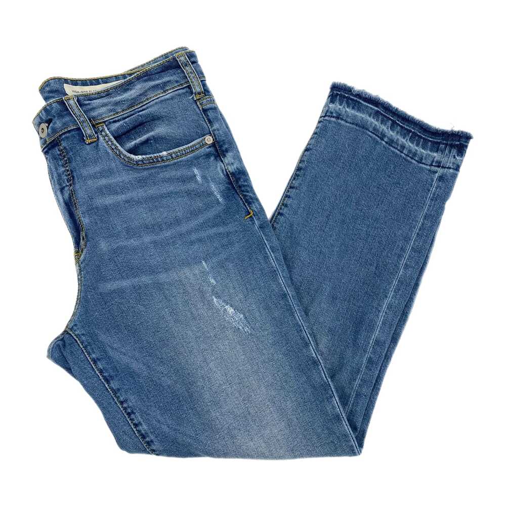Pilcro and the Letterpress Blue High Rise Jeans Flare | Womens 29